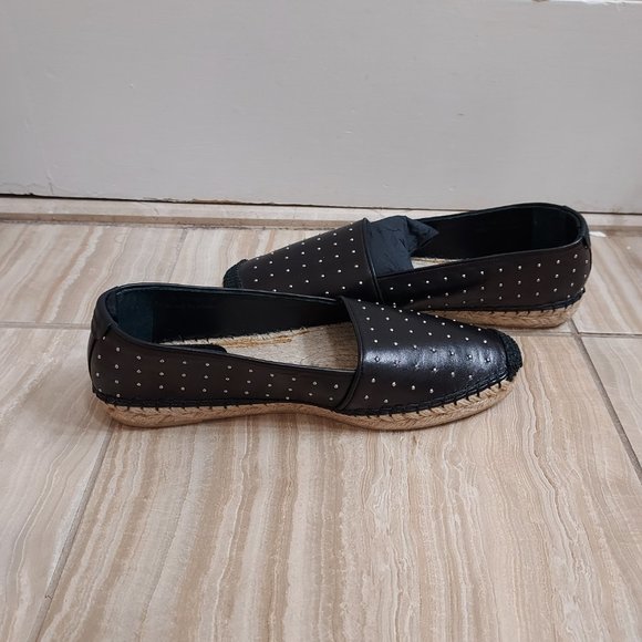 Saint Laurent Napa Studded Espadrille Flat - Picture 4 of 9